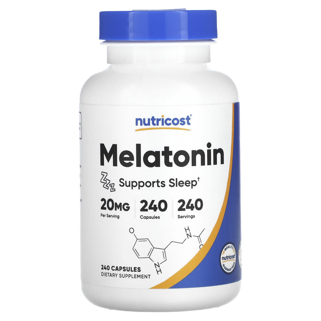 Nutricost Melatonina 20 mg 240 Cápsulas