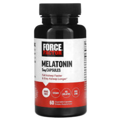 Force Factor Melatonina 5 mg 60 Cápsulas Vegetais