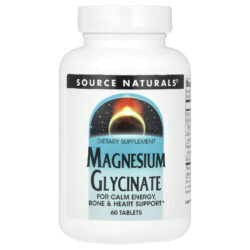 Source Naturals Glicinato de Magnésio 60 Comprimidos