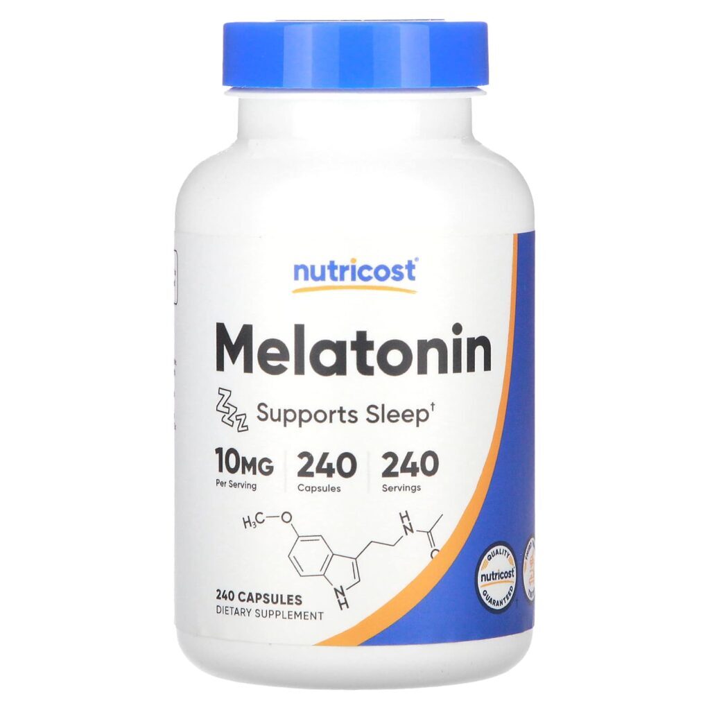 Nutricost Melatonina 10 mg 240 cápsulas