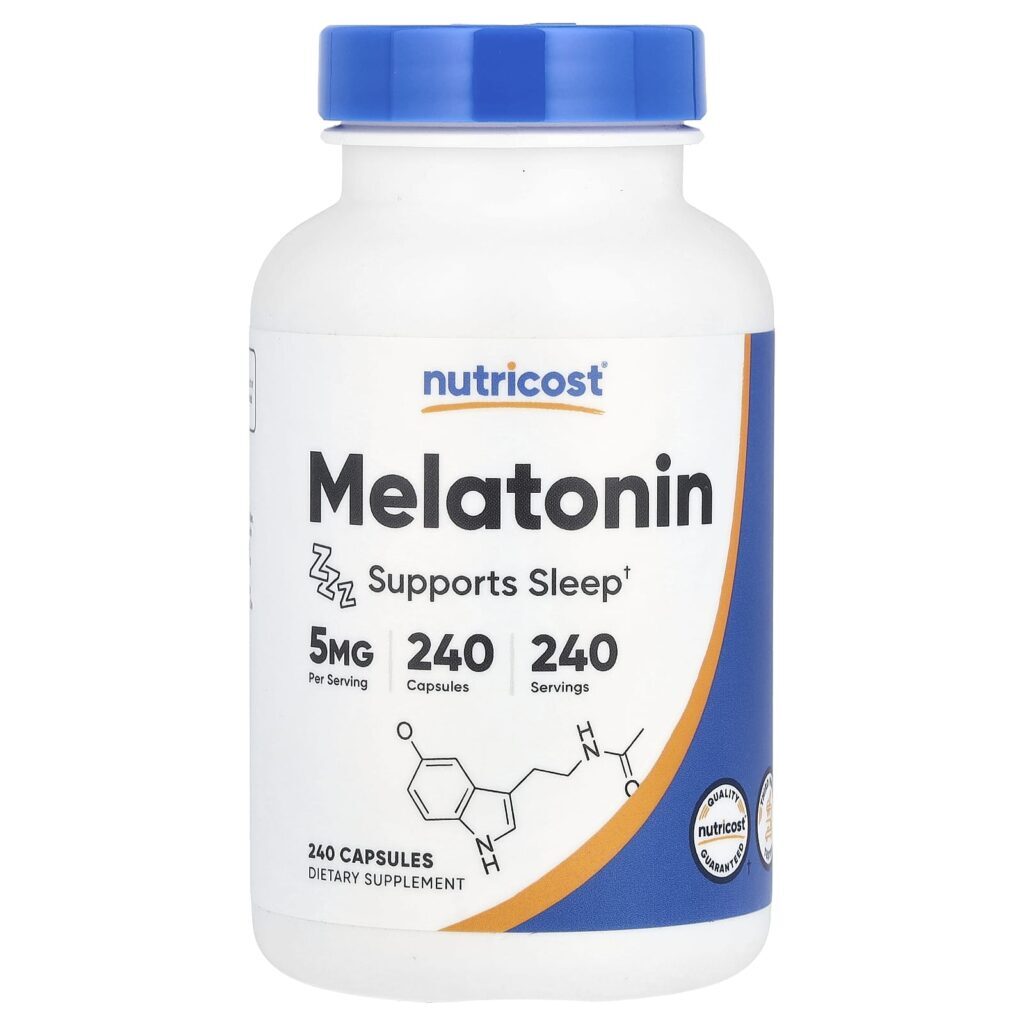 Nutricost Melatonina 5 mg 240 Cápsulas
