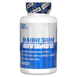 EVLution Nutrition Citrato de Magnésio 60 Cápsulas Vegetais (200 mg por Cápsula)