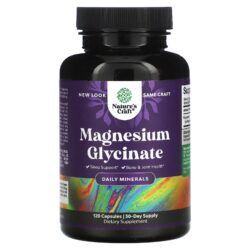 Natures Craft Glicinato de Magnésio 120 Cápsulas (100 mg por Cápsula)