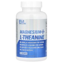 EVLution Nutrition Magnésio e L-Theanine 90 Cápsulas Vegetais