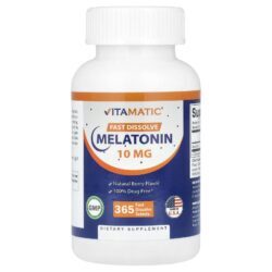 Vitamatic Melatonina Fruto Silvestre 10 mg 365 Comprimidos de Dissolução Rápida