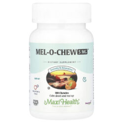 Maxi Health Mel-O-Chew™ Fruto Silvestre Natural 5 mg 100 Cápsulas Mastigáveis