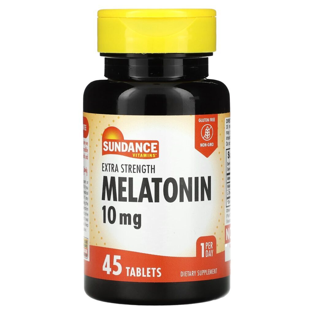 Sundance Vitamins Melatonina 10 mg 45 Comprimidos