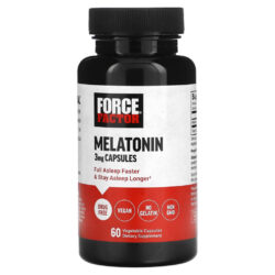 Force Factor Melatonina 3 mg 60 Cápsulas Vegetais