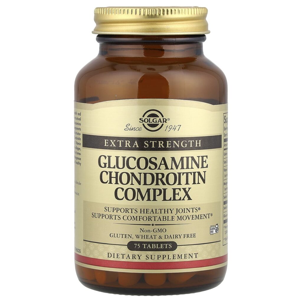 Solgar Complexo de Glicosamina e Condroitina 75 Comprimidos