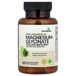 Futurebiotics Glicinato de Magnésio 60 Cápsulas Vegetarianas (100 mg por Cápsula)