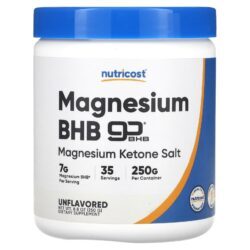 Nutricost BHB de Magnésio goBHB® Sem Sabor 250 g (88 oz)