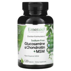 Emerald Laboratories Glicosamina e Condroitina + MSM 120 Cápsulas