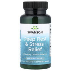 Swanson Relaxamento Profundo e Alívio do Estresse 60 Cápsulas Veganas