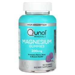 Qunol Gomas de Magnésio Fruto Silvestre 90 Gomas (100 mg por Goma)