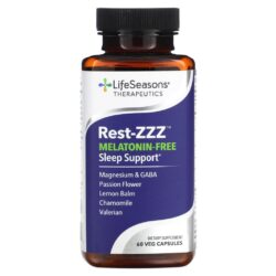 LifeSeasons Rest-ZZZ Suporte para Sono Sem Melatonina 60 Cápsulas Vegetais