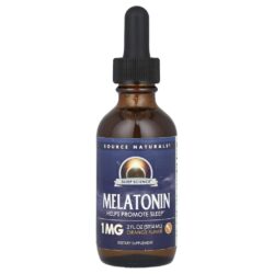 Source Naturals Melatonina Laranja 1 mg 5914 ml (2 fl oz)