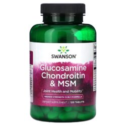 Swanson Glicosamina Condroitina e MSM 120 Comprimidos