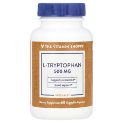The Vitamin Shoppe L-Triptofano 500 mg 60 Cápsulas Vegetais