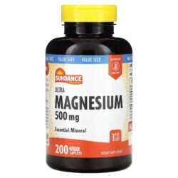 Sundance Vitamins Ultra Magnésio 500 mg 200 Cápsulas Revestidas