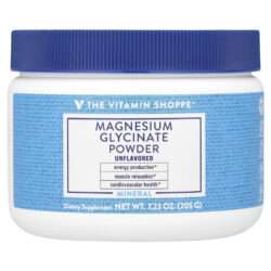 The Vitamin Shoppe Glicinato de Magnésio em Pó Sem Sabor 205 g (723 oz)