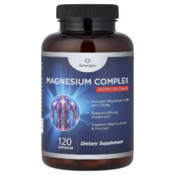 Sunergetic Complexo de magnésio 500 mg 120 cápsulas
