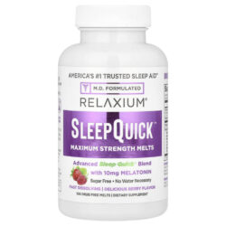 Relaxium SleepQuick™ Sem Açúcar Fruto Silvestre 100 Misturas Sem Medicamentos