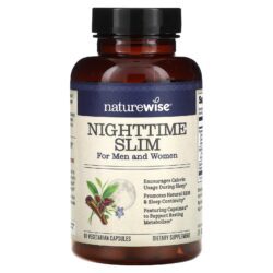 NatureWise NightTime Slim Para Homens e Mulheres 60 Cápsulas Vegetarianas