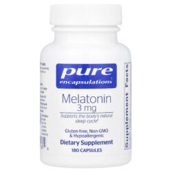 Pure Encapsulations Melatonina 3 mg 180 Cápsulas