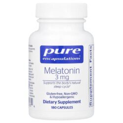 Pure Encapsulations Melatonina 3 mg 180 Cápsulas