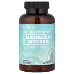 BioEmblem Glicinato de Magnésio com Picolinato de Zinco 90 Cápsulas Vegetais