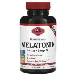 Olympian Labs Melatonina Tempo de Liberação 10 mg 120 Comprimidos