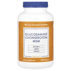 The Vitamin Shoppe Glicosamina Condroitin MSM 240 Cápsulas
