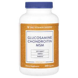 The Vitamin Shoppe Glicosamina Condroitin MSM 240 Cápsulas