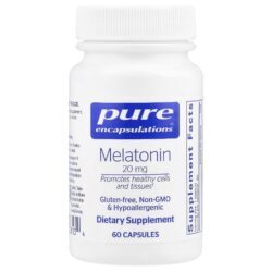 Pure Encapsulations Melatonina 20 mg 60 Cápsulas