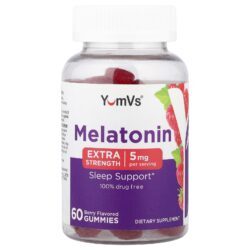 YumVs Gomas de Melatonina Fruto Silvestre 60 Gomas (25 mg por Goma)