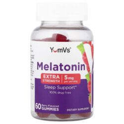 YumVs Gomas de Melatonina Fruto Silvestre 60 Gomas (25 mg por Goma)