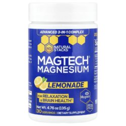 Natural Stacks Magnésio MagTech® Limonada 135 g (476 oz)