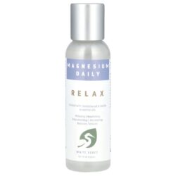 White Egret Magnésio para Uso Diário Relaxamento 59 ml (2 fl oz)