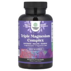 Natures Craft Complexo Triplo de Magnésio 90 Cápsulas (133 mg por Cápsula)