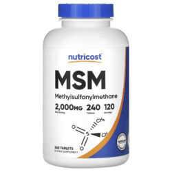 Nutricost MSM 240 Comprimidos (1.000 mg por Comprimido)
