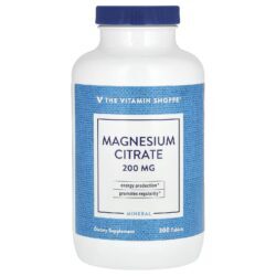The Vitamin Shoppe Citrato de Magnésio 200 mg 300 Comprimidos