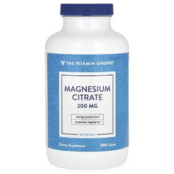 The Vitamin Shoppe Citrato de Magnésio 200 mg 300 Comprimidos