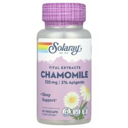 Solaray Extratos Vitais Camomila 325 mg 30 VegCaps