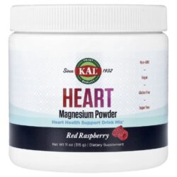 KAL Magnésio para o Coração em Pó Framboesa Vermelha 315 g (11 oz)