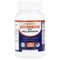 Vitamatic Advanced Sleep com Melatonina 120 Cápsulas Vegetais