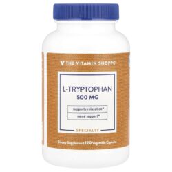 The Vitamin Shoppe L-Triptofano 500 mg 120 Cápsulas Vegetais