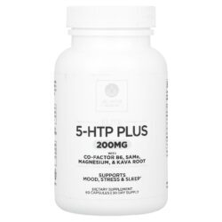 Dr. Emil Nutrition Elite 5-HTP Plus com Co-Factor B6 SAMe Magnésio e Raiz de Kava 60 Cápsulas