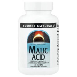 Source Naturals Ácido Málico 60 Comprimidos
