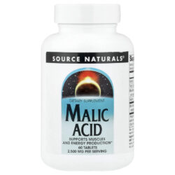 Source Naturals Ácido Málico 60 Comprimidos