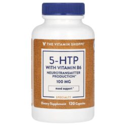 The Vitamin Shoppe 5-HTP com Vitamina B6 120 Cápsulas